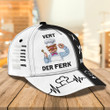Customized Name Vert Der Ferk Master Chef 3D Cap & Hat, Classic Cap, 3D Baseball Cap