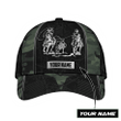 Personalized Rodeo Green Camo Classic 3D Cap & Hat, Classic Cap, 3D Baseball Cap