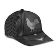 Rooster Polka Dots Pattern3D Cap & Hat, Classic Cap, 3D Baseball Cap