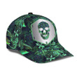 Skull Green Light 3D Cap & Hat, Classic Cap, 3D Baseball Cap