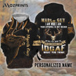 Personalized Name March Guy Deer Hunting Hoodie All Over Printed Ver 2