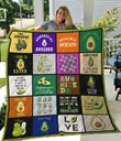 Love Means Avocado, You Can't Make Everyone Happy You Are Not An Avocado Quilt Blanket Great Customized Blanket Gifts For Birthday Christmas Thanksgiving