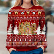 Pomeranian Ugly Christmas Sweater, All Over Print Sweatshirt