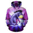 Disney Eeyore Purple 3d All Over Print Sweatshirt, Or Hoodie, Or Zip-Up Hoodie