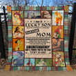 Family I Am A Lucky Son Quilt Blanket Great Customized Blanket Gifts For Birthday Christmas Thanksgiving