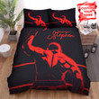Boxing Black And Red Back View Bed Sheets Spread  Duvet Cover Bedding Sets