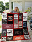 Motorbike Life Is Good Quilt Blanket Great Customized Gifts For Birthday Christmas Thanksgiving Anniversary