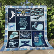 Keep Calm And Save Whales Quilt Blanket Great Customized Blanket Gifts For Birthday Christmas Thanksgiving