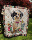Cutiest Poodle Quilt Blanket Great Customized Blanket Gifts For Birthday Christmas Thanksgiving