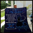 Personalized Biker To My Husband From Wife When We Get To The End Quilt Blanket Great Customized Gifts For Birthday Christmas Thanksgiving Wedding Valentine's Day