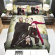 Grouplove The Band Posting Together On The Grass Bed Sheets Spread Comforter Duvet Cover Bedding Sets