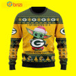 Baby Yoda Green Bay Packers Ugly Christmas Sweater