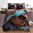 Kipo And The Age Of Wonderbeasts Wolf Portrait Painting Bed Sheets Spread Duvet Cover Bedding Sets
