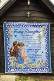 Personalized To my Daughter I Believe God Sent You From Mom Daughter And Mom At Daisy Flowers Field Quilt Blanket Great Customized Blanket Gifts For Birthday Christmas Thanksgiving