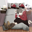 Zankyou No Terror, Toji In Red Hoodie Bed Sheets Spread Duvet Cover Bedding Sets