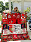 Arsenal F.C – To My Daughter – Love Mom Quilt Blanket