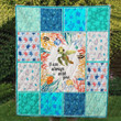 Turtle I Am Always With You Quilt Blanket Great Customized Blanket Gifts For Birthday Christmas Thanksgiving
