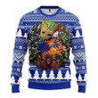 Ncaa Kentucky Wildcats Groot Hug Ugly Christmas Sweater, All Over...