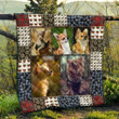 Chihuahua Life Quilt Blanket Great Customized Blanket Gifts For Birthday Christmas Thanksgiving