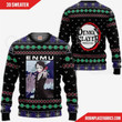 Tamio Enmu Demon Slayer Ugly Christmas Sweater, All Over Print Sweatshirt