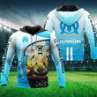 Olympique Marseille Les Phoceens 3D All Over Print Hoodie, Zip-up Hoodie