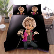 Rod Stewart Cartoon Singing Bed Sheets Spread Comforter Duvet Cover Bedding Sets