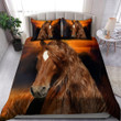 Beautiful Brown Horse Art Duvet Cover Bedding Set