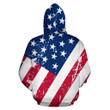 Twirling American Flag 3D All Over Print Hoodie, Zip-up Hoodie