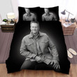 Monochrome Picture Of Blake Shelton Bed Sheets Spread Duvet Cover Bedding Sets