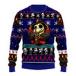 Jack Skellington Blue Ugly Christmas Sweater