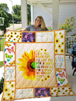 Sunflower Mom Theme Love You Forever Like You For Always Quilt Blanket Great Customized Blanket Gifts For Birthday Christmas Thanksgiving Mother's Day