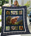 Squirrel Animal Be A Squirrel Which Loves Cone Quilt Blanket Great Customized Blanket Gifts For Birthday Christmas Thanksgiving