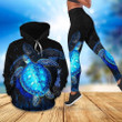 Sea Turtle Blue Awesome 3D Hoodie Legging Set Combo
