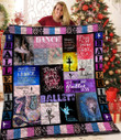 Life Without Ballet Is Pointless Quilt Blanket Great Customized Blanket Gifts For Birthday Christmas Thanksgiving
