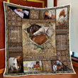 Couple Horse You And Me We Got This Black Manes And White Manes Horses Quilt Blanket Great Customized Blanket Gifts For Birthday Christmas Thanksgiving
