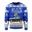 Merry Christmas Eye Of The Tiger For Unisex Ugly Christmas Sweater, All Over Print Sweatshirt