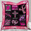 Fighting With Faith Fight For The Girls Quilt Blanket Great Customized Blanket Gifts For Birthday Christmas Thanksgiving