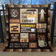 Too Much Monday Not Enough Coffee Quilt Blanket Great Customized Blanket Gifts For Birthday Christmas Thanksgiving