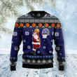 Santa Play Basketball Ugly Christmas Sweater, All Over Print Sweatshirt