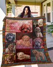 Home Is Where My Poodle Is Quilt Blanket Great Customized Blanket Gifts For Birthday Christmas Thanksgiving