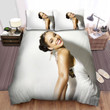 Alicia Keys, White Dress Alicia Bed Sheets Spread Duvet Cover Bedding Sets