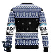 Snowflakes Busch Latte Ugly Christmas Sweater
