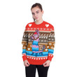 Christmas Rainbow Horse Icon Cute Ugly Christmas Sweater, All Over Print Sweatshirt