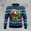Grandpa Shark Dododo Ugly Christmas Sweater, Grandpa Shark Dododo 3D All Over Printed Sweater