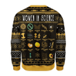 Women In Science Ugly Christmas Sweater, All Over Print Sweatshirt