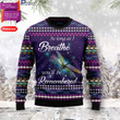 Dragonfly Angel Ugly Christmas Sweater, All Over Print Sweatshirt