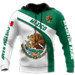 Personalized Mexican Custom 3D All Over Printed Hoodie, Zip- Up Hoodie
