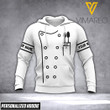 Personalized Custom Name Chef 3D All Over Print Hoodie, Zip-up Hoodie