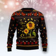 Butterfly Sunshine Ugly Christmas Sweater, All Over Print Sweatshirt