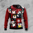 Cute Penguin Ugly Christmas Sweater, All Over Print Sweatshirt